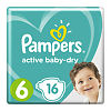 Подгузники Памперс (Pampers) Active Baby-Dry 13-18 кг р.6 16 шт