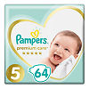 Подгузники Памперс (Pampers) Premium Care 11+ кг р.5, 64 шт.