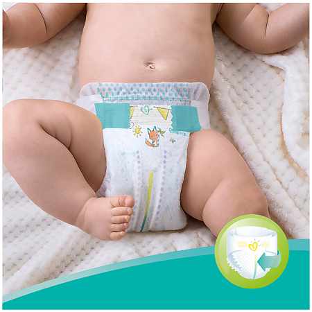 Подгузники Памперс (Pampers) New Baby-Dry 2-5 кг р.1 27 шт
