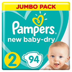 Купить Подгузники Памперс (Pampers) New Baby-Dry 4-8 кг р.2 94 шт. цена