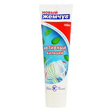Купить Новый Жемчуг Зубная паста Сильный аромат мяты 100 мл 1 шт цена
