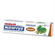 Купить Новый Жемчуг Зубная паста Кора дуба 50 мл 1 шт цена