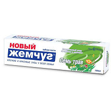 Изображение товара Новый Жемчуг Зубная паста Семь трав 100 мл 1 шт