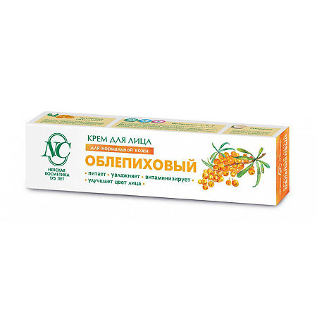 Изображение товара Невская косметика Крем для нормальной кожи Облепиховый 40 мл 1 шт