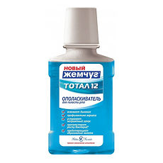 Купить Новый Жемчуг Ополаскиватель для полости рта Тотал 12 250 мл 1 шт цена