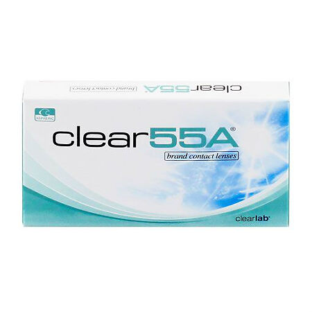 Контактные линзы Clear 55A, на месяц -8,00 6шт