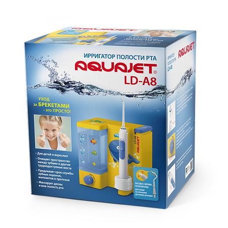 Ирригатор для полости рта Little Doctor LD-A8 AquaJet Yellow желтый 1 шт