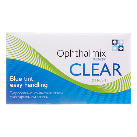 Контактные линзы Офтальмикс Butterfly Clear -2,00 4шт