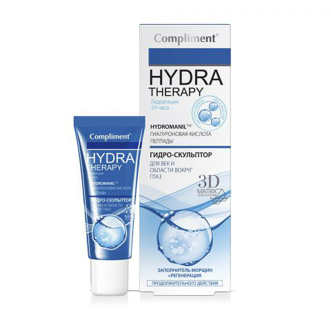 Изображение товара Гидро-скульптор Compliment Hydra Therapy для области вокруг глаз 25 мл Изображение товара Гидро-скульптор Compliment Hydra Therapy для области вокруг глаз 25 мл