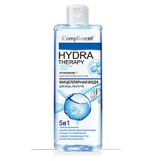 Купить Compliment Hydra Therapy Мицеллярная вода  5в1 для лица, глаз и губ 400 мл 1 шт цена