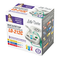 Купить Ингалятор Little Doctor LD-212С компрессорный компактный белый 1 шт цена