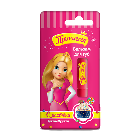 Изображение товара Бальзам для губ Тутти-фрутти 3,8 г природный уход и защита