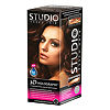 Studio 3D Golografic Краска для волос 3.4 Горький шоколад 50/50/15мл 1 шт