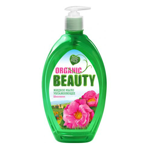 Изображение товара Organic Beauty Увлажняющее жидкое мыло 500 мл с экстрактом шиповника