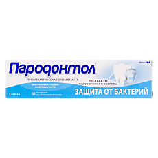 Купить Пародонтол зубная паста Защита от бактерий 124 г 1 шт цена