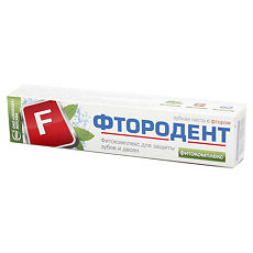 Купить Фтородент Зубная паста Фитокомплекс 62 г 1 шт цена