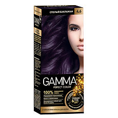 Купить Gamma Perfect color Крем-краска для волос 4.6 спелый баклажан 1 шт цена
