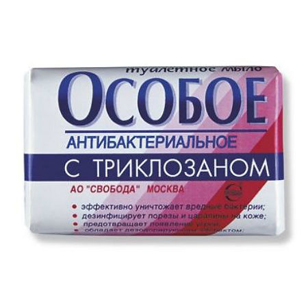 Свобода Мыло туалетное Особое антибактериальное с триклозаном 100 г 1 шт
