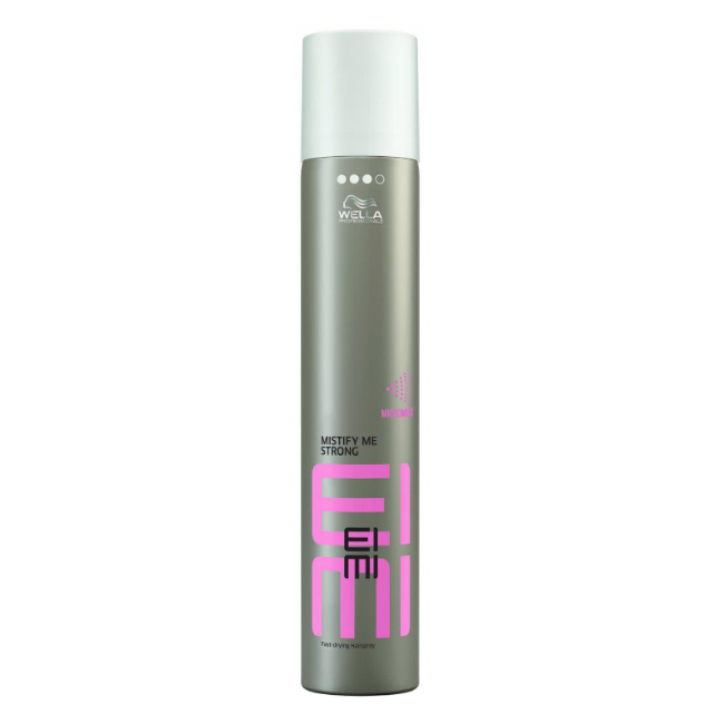 Изображение товара Wella Prof EIMI Styling Сухой лак сильной фиксации Mistify Me Strong 500 мл Изображение товара Wella Prof EIMI Styling Сухой лак сильной фиксации Mistify Me Strong 500 мл