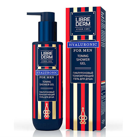 Либридерм (Librederm) For Men Гиалуроновый гель для душа тонизирующий 250 мл 1 шт