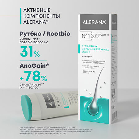 Алерана шампунь РН-Баланс увлажняющий 250 мл 1 шт
