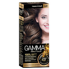 Купить Gamma Perfect color Крем-краска для волос 6.0 темно-русый 1 шт цена
