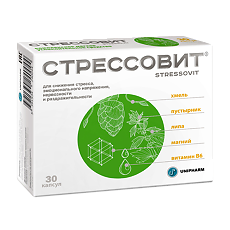Купить Стрессовит капсулы массой 654 мг 30 шт цена
