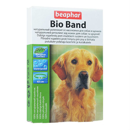 Beaphar Bio Band VETOShield БИО Ошейник от эктопаразитов для собак, 65 см