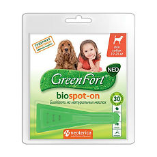 Купить GreenFort neo bioSPOT-ON Капли от паразитов для собак 10-25 кг пипетка 1 шт цена