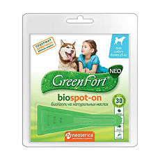 Купить GreenFort neo bioSPOT-ON Капли от паразитов для собак более 25 кг пипетка 1 шт цена