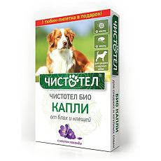 Купить Чистотел Био Капли от блох и клещей с лавандой для средних и крупных собак 1 пипетка (вет) цена