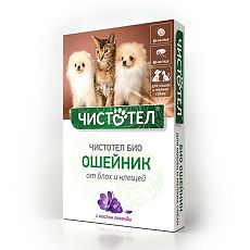 Купить Чистотел Био Ошейник от блох и клещей с лавандой для кошек и мелких собак 1 шт. (вет) цена