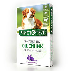 Купить Чистотел Био Ошейник от блох и клещей с лавандой для средних и крупных собак 1 шт. (вет) цена