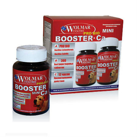 Wolmar Winsome Pro Bio Booster Ca Mini Минеральный комплекс для мелких собак 360шт