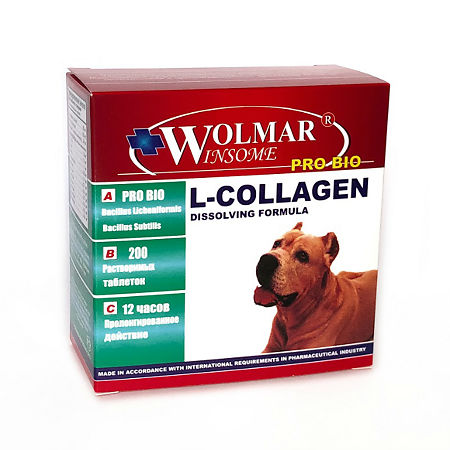 Wolmar Winsome Pro Bio L-Collagen Комплекс для восстановления сухожилий и связок 200шт