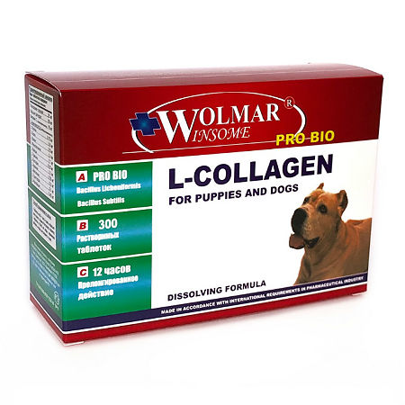 Wolmar Winsome Pro Bio L-Collagen Комплекс для восстановления сухожилий и связок 300шт
