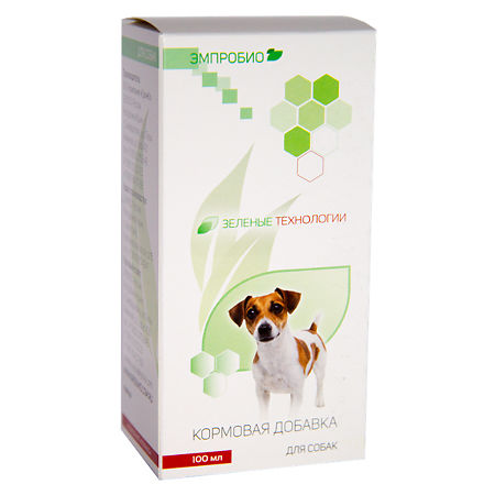 Эмпробио пробиотический комплекс кормовая добавка для собак 100 мл 1 шт