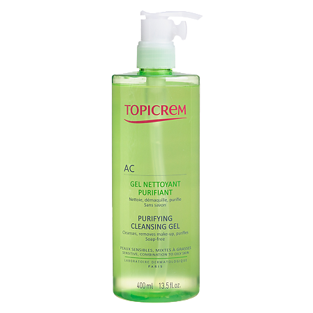Изображение товара Топикрем AC Гель очищающий оздоравливающий 400 мл 1 шт