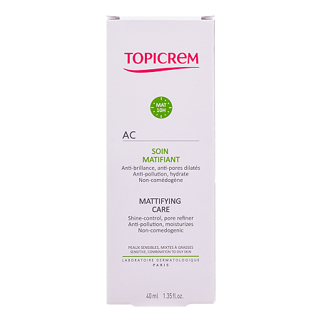 Топикрем AC Матирующий уход 40 мл 1 шт