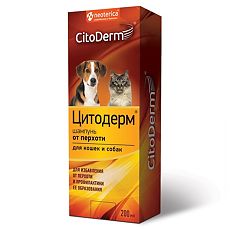 Купить CitoDerm Шампунь от перхоти для собак и кошек 200 мл цена
