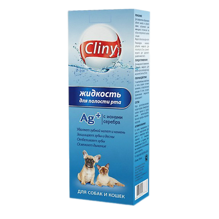 Cliny Жидкость для полости рта для кошек 100 мл 1 шт