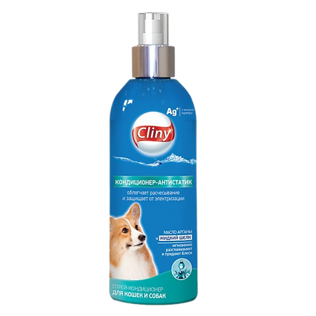 Cliny Кондиционер-антистатик для кошек и собак 200 мл