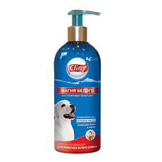 Изображение товара Cliny Шампунь-кондиционер Магия Белого для животных белого окраса 300 мл