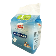 Изображение товара Cliny Подгузники для собак и кошек s (3- 6кг) 10 шт.
