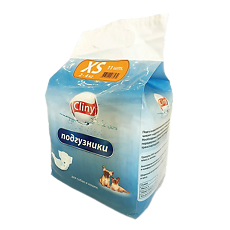 Купить Cliny Подгузники для собак и кошек XS (2- 4кг) 11 шт цена