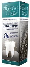 Купить Апиценна Crystal Line Зубастик гель стоматологический для животных 30 мл 1 шт цена