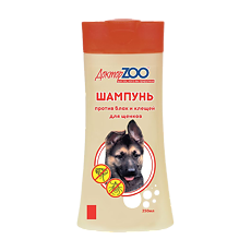 Изображение товара Доктор Zoo Шампунь против блох и клещей для щенков 250мл