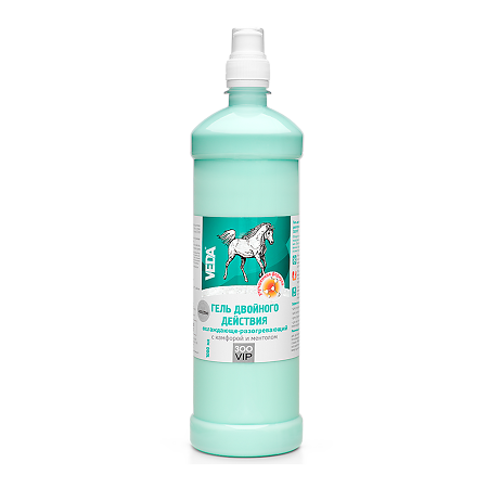 ZooVip Гель двойного действия охлаждающе-разогревающий с камфорой и ментолом 1л