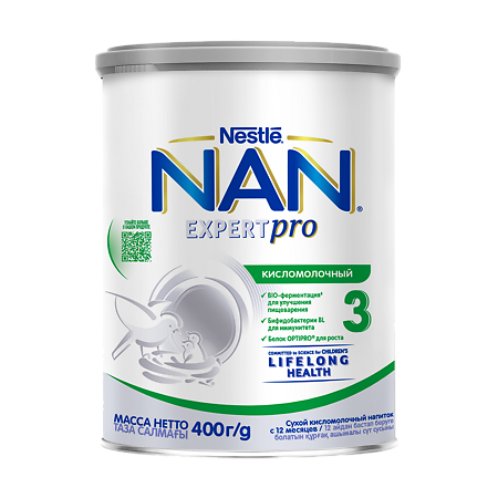 Изображение товара НАН 3 Кисломолочный сухой напиток для детей старше 12 месяцев 400 г