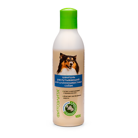 Фитоэлита Шампунь распутывающий для длинношерстных собак 220мл